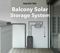 **Marstek B2500 2,24kWh Starterkit Batterie de Balcon avec Onduleur, C&acirc;ble d&#039;Alimentation de 5 m&egrave;tres**